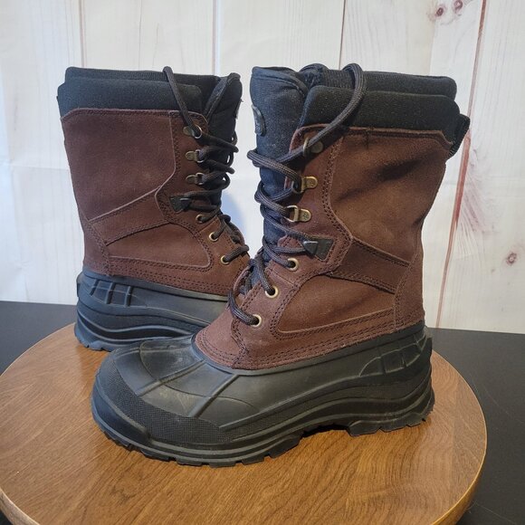 Kamik Nation Plus Men’s Sz 9 Waterproof Pac Thinsulate Insulated Boots NEW - Picture 2 of 11